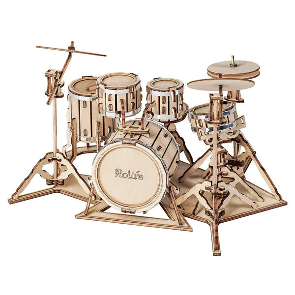 Drum Kit 3D Wooden Puzzle TG409