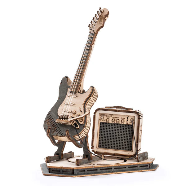 Electric Guitar Model 3D Wooden Puzzle TG605K