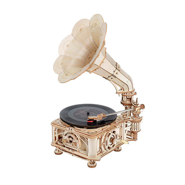 Classic Gramophone 3D Wooden Puzzle LKB01D